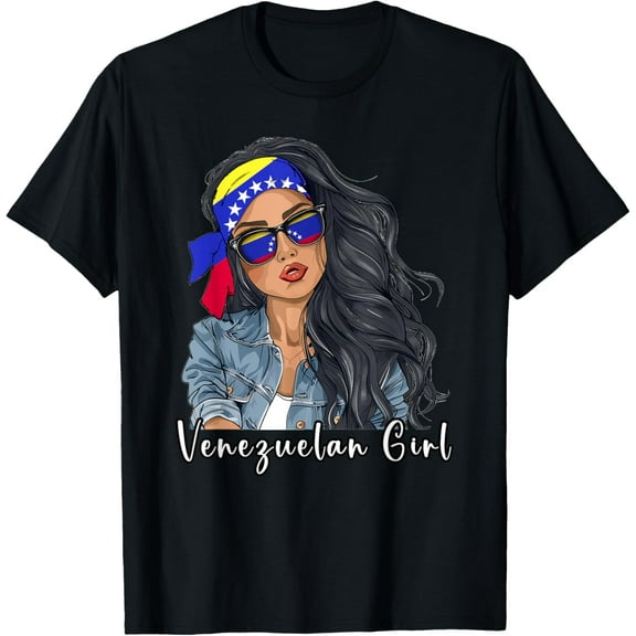 Venezuelana Woman Products Flag Uniform Girl Venezuela T-Shirt