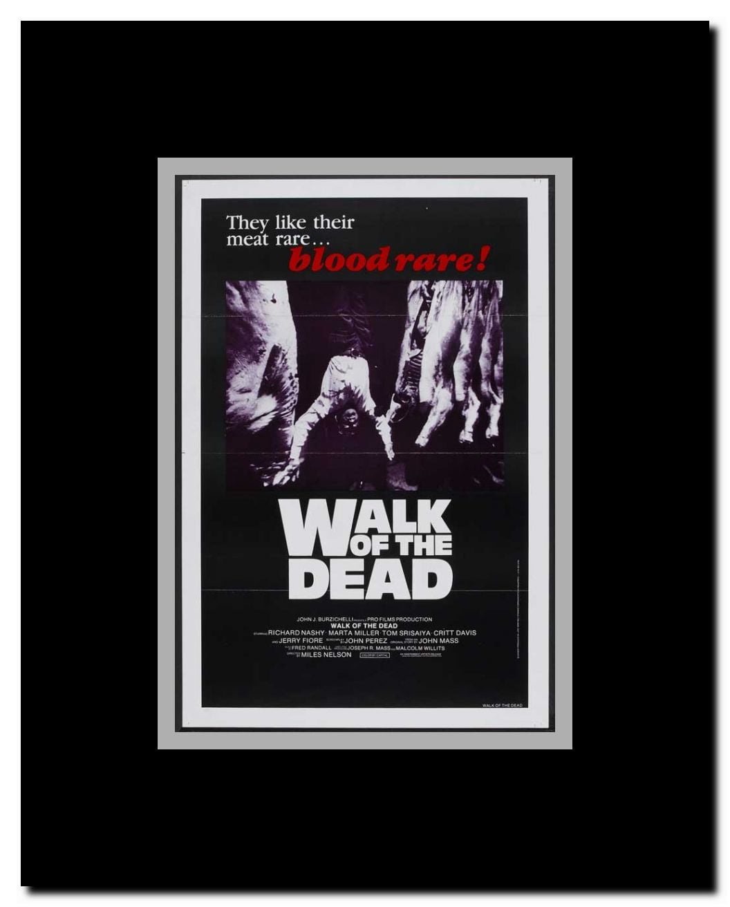 Vengeance of the Zombies Framed Movie Poster