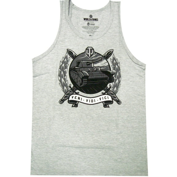Veni Vidi Vici Adult Heather Tank Top