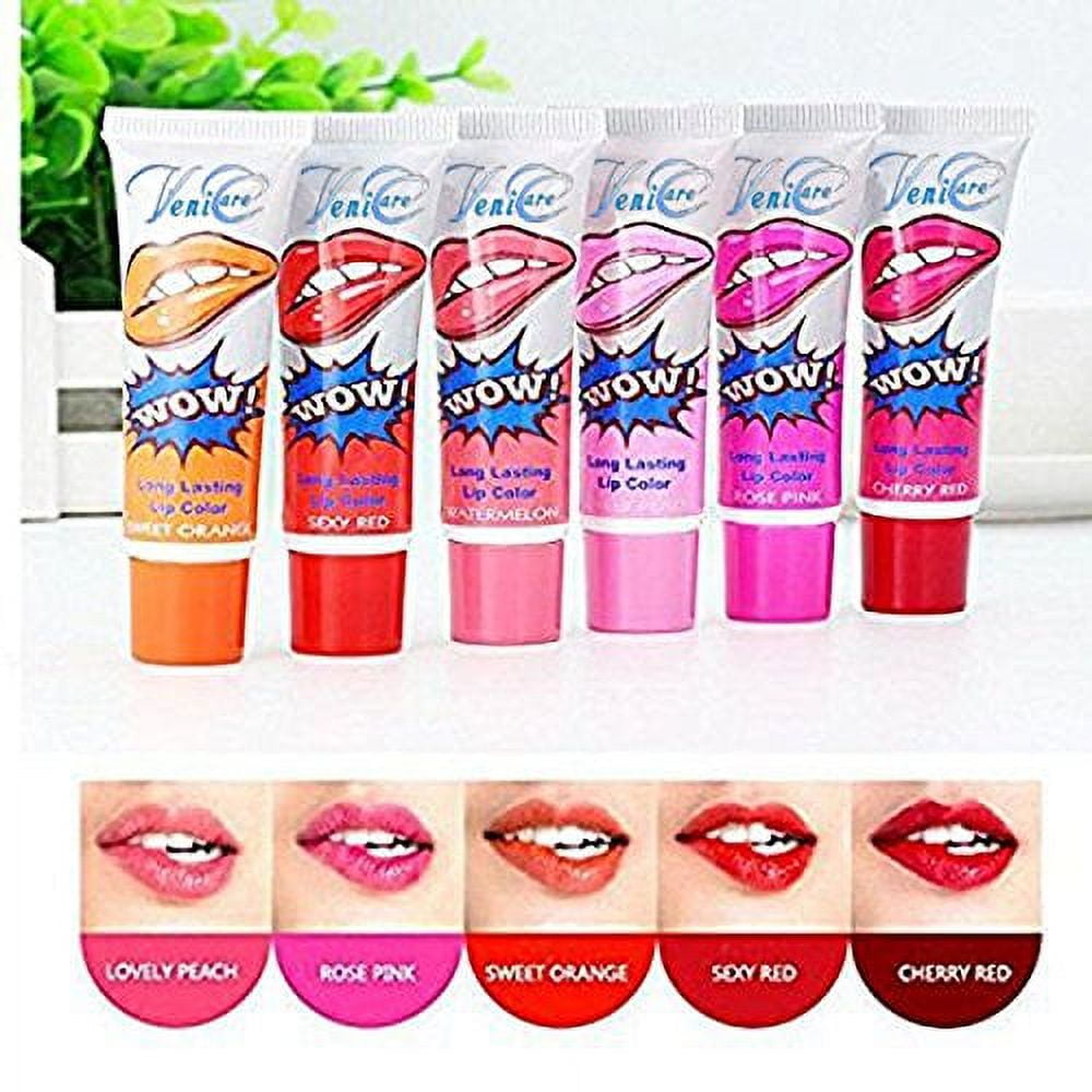 VeniCare Lip stain 6 Colors Tattoo Magic Color Peel Off Mask Tint Long Lasting Waterproof Lip