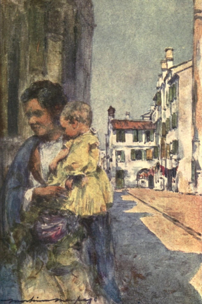 Venice 1912 Bambino Canvas Art - Mortimer Menpes (24 x 36)