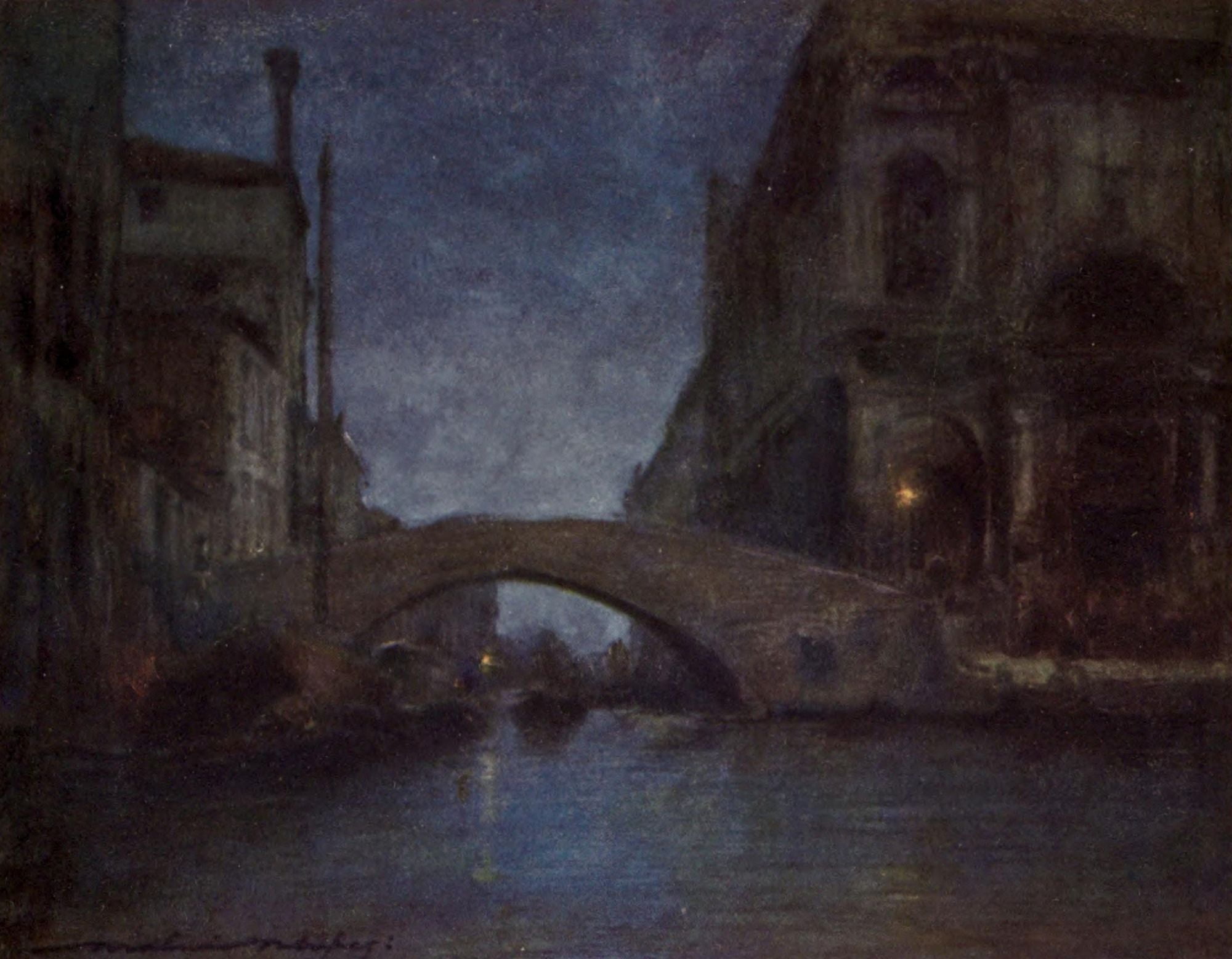Venice 1912 Ospedale Civile Canvas Art - Mortimer Menpes (24 x 36)