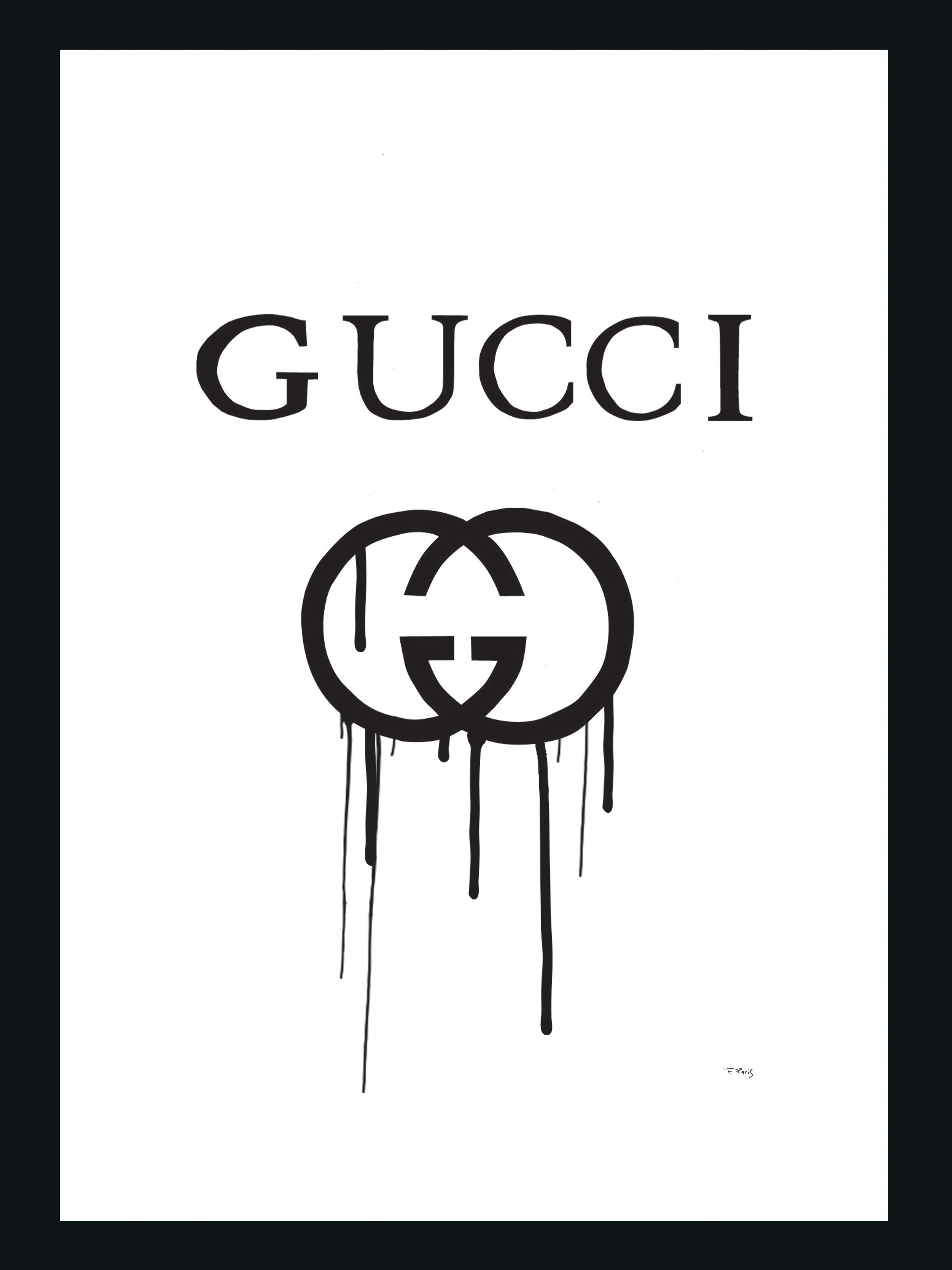 Venice Beach Collection's Fashion Brand Drip Logo Design 14x18 Framed Print