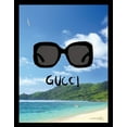 thumbnail image 1 of Venice Beach Collection's Fashion Sunglasses on the Beach 14x18 Framed Print, 1 of 3