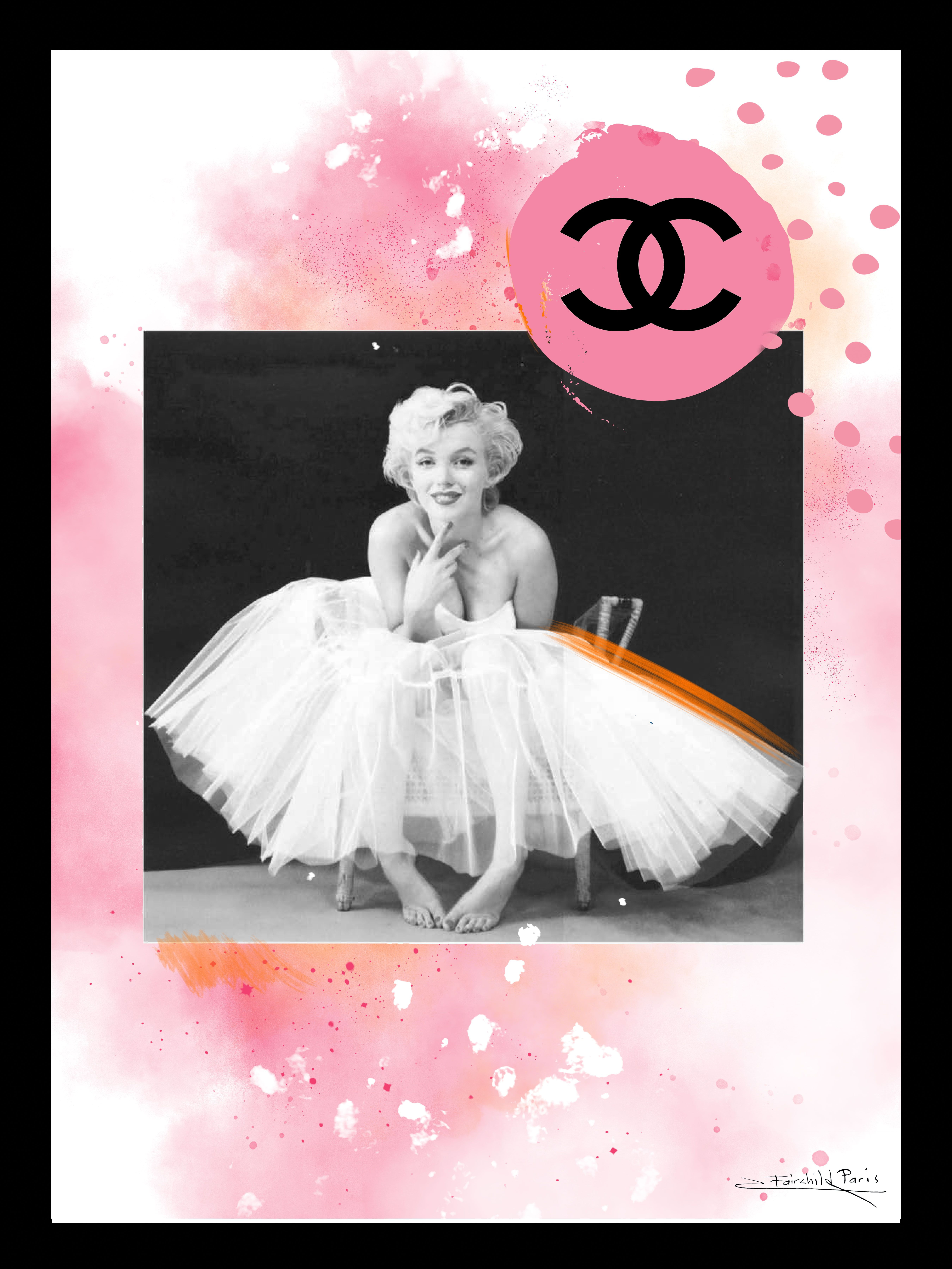 Venice Beach Collection's Marilyn Monroe Pink Innocence 14x18