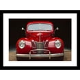 thumbnail image 1 of Venice Beach Collection's this Sleek and Solid Vintage Car 14x18 Framed Print, 1 of 1