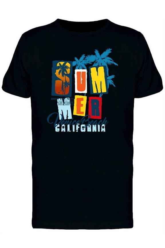 Venice Beach (Summer) T-Shirt Men -Image by Shutterstock, Male 3X-Large