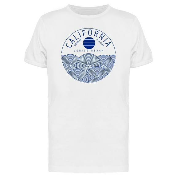 Venice Beach Surf Graphic T-Shirt Men -Image by Shutterstock, Male XX-Large