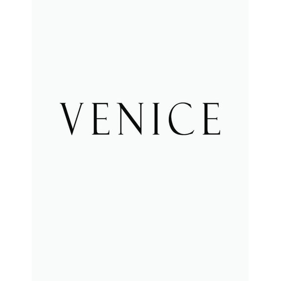 Venice: Black and White Decorative Book to Stack Together on Coffee Tables, Bookshelves and Interior Design - Add Bookish Charm Decor to Your Home - Stack Deco Books together to create Your unique Fas