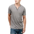 thumbnail image 1 of Lucky Brand Mens Burnout Basic T-Shirt, Grey, Small, 1 of 1