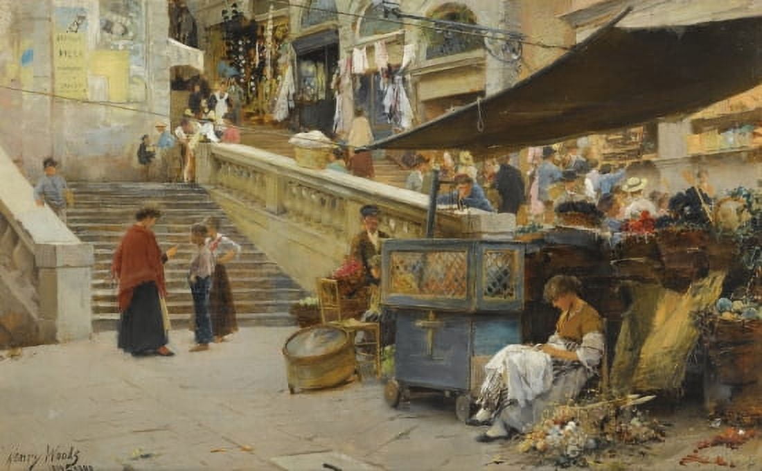 Venice Canvas Art - Henry Woods (24 x 36)