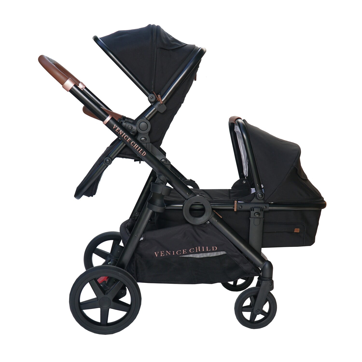 Single to double convertible stroller sale