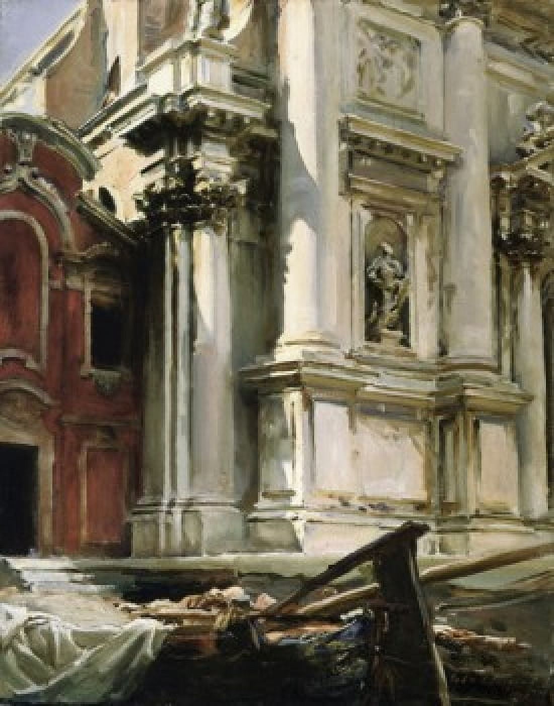 Venice Church of St Stae 1913 John Singer Sargent (1856-1925American) Canvas Art - John Singer Sargent (18 x 24)