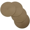 thumbnail image 1 of Venice Collections Vienna Woven Spiral Table Placemats 15 Inches Round Set of 4 Non-Slip Dining & Kitchen Table Mats Taupe, 1 of 1