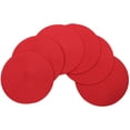 thumbnail image 1 of Venice Collections Vienna Woven Spiral Table Placemats 15 Inches Round Set of 6 Non-Slip Dining & Kitchen Table Mats Scarlet Red, 1 of 1