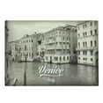 thumbnail image 1 of Venice Cutting Board, Old Photo of Venice Italian City Vintage Filter Effect and Lettering History Memory, Decorative Tempered Glass Cutting and Serving Board, Large Size, Eggshell, by Ambesonne, 1 of 1