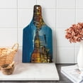 thumbnail image 1 of Venice Cutting Board, View on Grand Canal from Rialto Bridge at Dusk European Italy Scenery Print, Decorative Tempered Glass Cutting and Serving Board, in 3 Sizes, by Ambesonne, 1 of 2