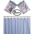 thumbnail image 1 of Venice Elegant Home Heavy Duty Vinyl Shower Curtain Liner With 12 Metal Grommets 2-Pack Morning Glory, 1 of 5