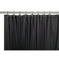 thumbnail image 1 of Venice Elegant Home Heavy Duty Vinyl Shower Curtain Liner With 12 Metal Grommets Black, 1 of 3