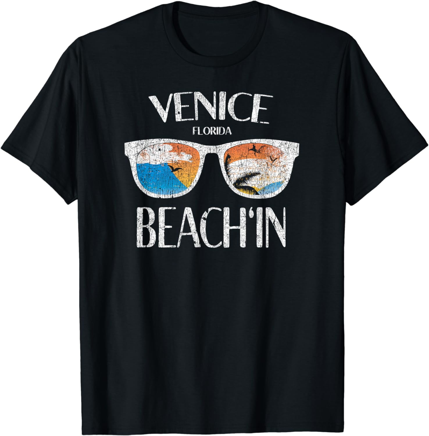 Venice Florida Beach Vacation Sunset T-Shirt - Walmart.com