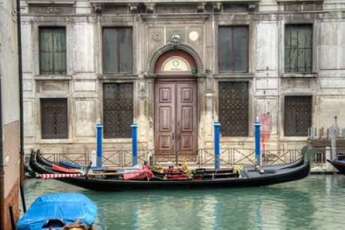 Venice Gondolas II Canvas Art - George Johnson (20 x 28)