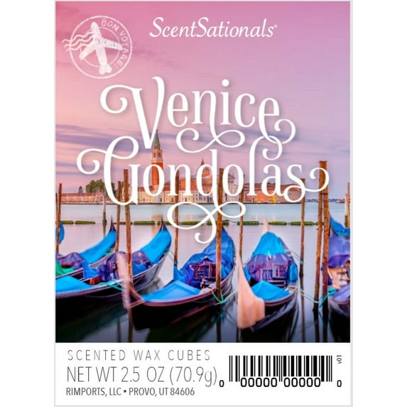 Venice Gondolas Scented Wax Melts, ScentSationals, 2.5oz