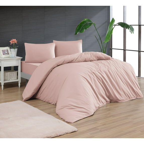 Venice Home 100% Cotton Jersey Duvet Cover Set - 3 Piece Set