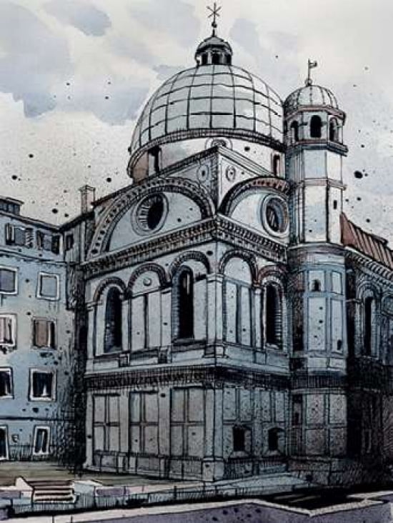 Venice I Canvas Art - Jack the Flipper (18 x 24)