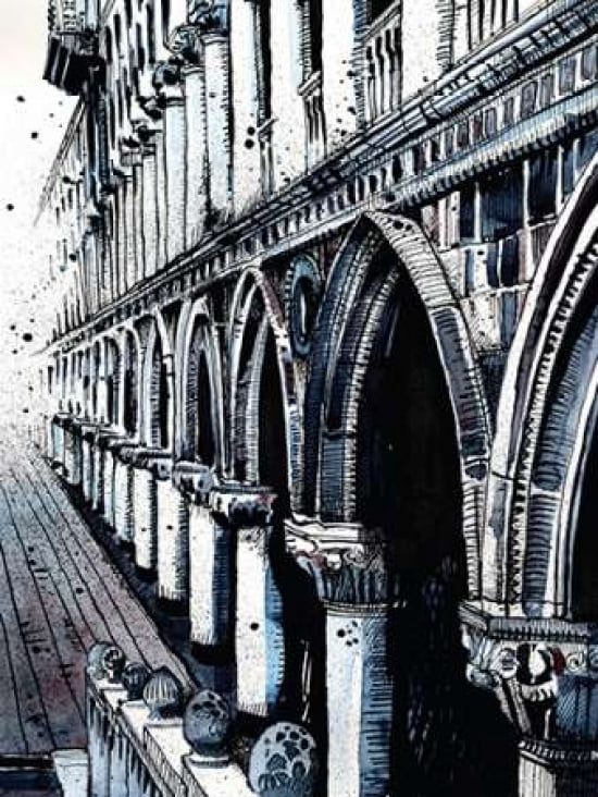 Venice II Canvas Art - Jack the Flipper (18 x 24)