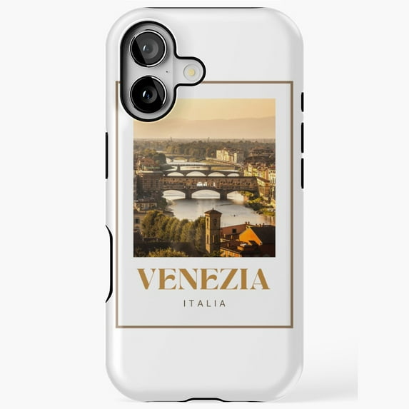 Venice Italy Romantic Canal View Design iPhone Case 17 16 15 14 13 12 11 Pro Max