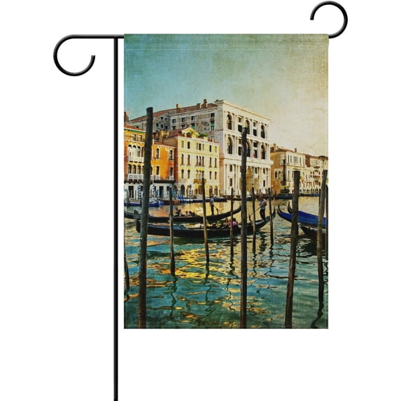 Venice Italy Vintage Decorative Double Sided Garden Flag 12 x 18 inch
