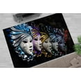 thumbnail image 1 of Venice Masks Rug, Venetian Mask Rug, Modern Rugs, Gift Rug, Hallway Rug, Traditional Mask Rugs, Printed Rug, Office Rug, Indoor Rug, 2.6'x9.2' - 80x280 cm, 1 of 7