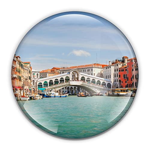 Venice Paperweight in Gift Box, 3 Inch Crystal Dome, Perfect for House Warming Gift