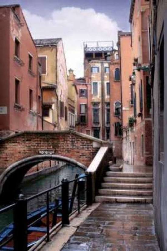 Venice Sidewalk I Canvas Art - John Warren (24 x 36)