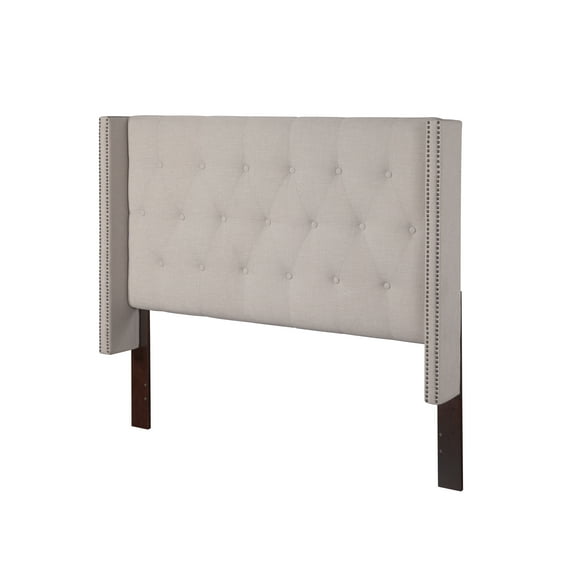 Venice Upholstered Headboard King in Pebble Beach