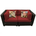 thumbnail image 1 of Venice Wicker 2 Piece Sectional Patio Loveseat, 1 of 4