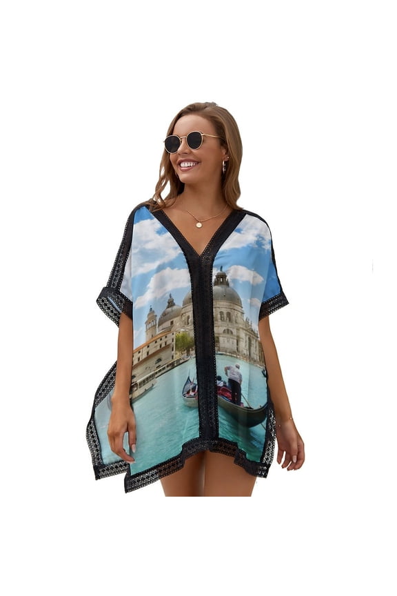 Venice Women's Swimsuit Coverup Summer Beach Cover Up Bathing Suit Dress