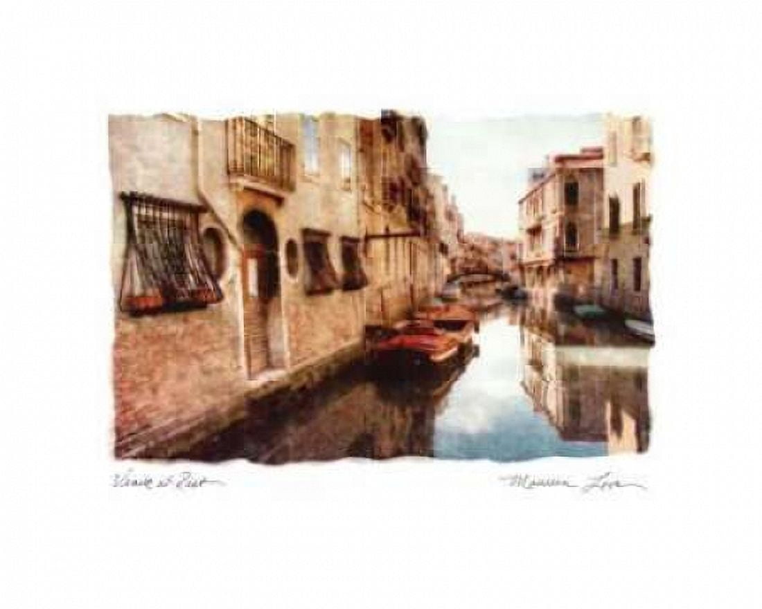 Venice at Rest Canvas Art - Maureen Love (24 x 30)