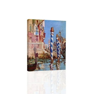 Venice by Manet - CANVAS OR FINE PRINT WALL ART PRINT