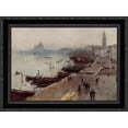 thumbnail image 1 of Venice in Gray Weather 24x20 Black Ornate Wood Framed Canvas Art by Sargent, John Singer, 1 of 2