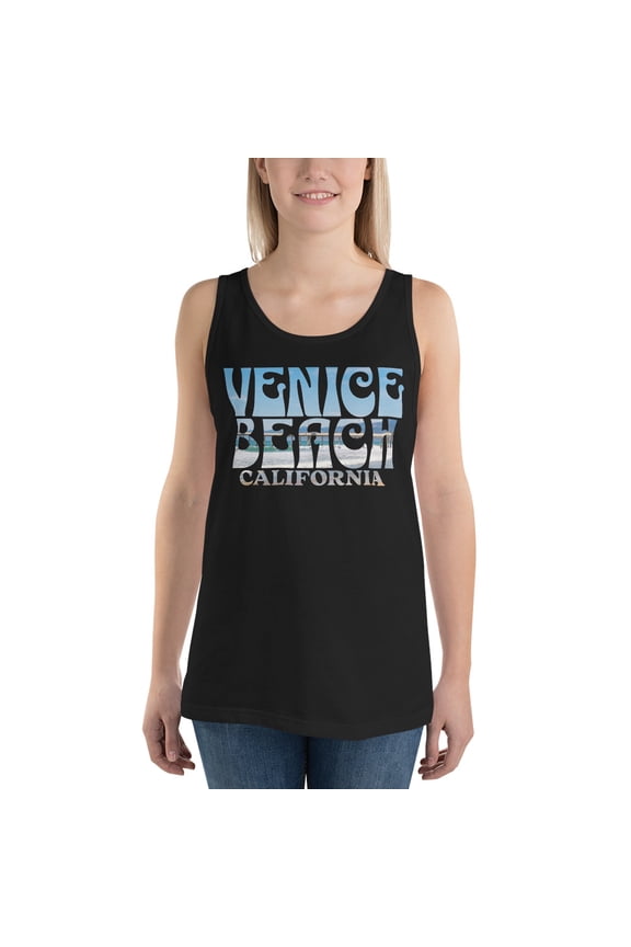 VeniceBeach, California Tank Top Women | Spring Break Summer Vacation Tank (XS)