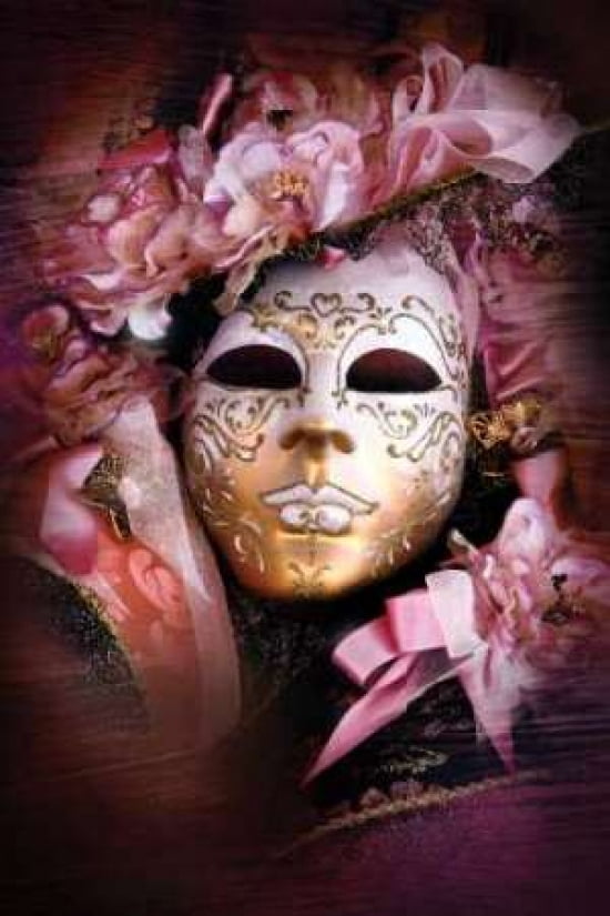 Venician Mask I Canvas Art - John Warren (24 x 36)