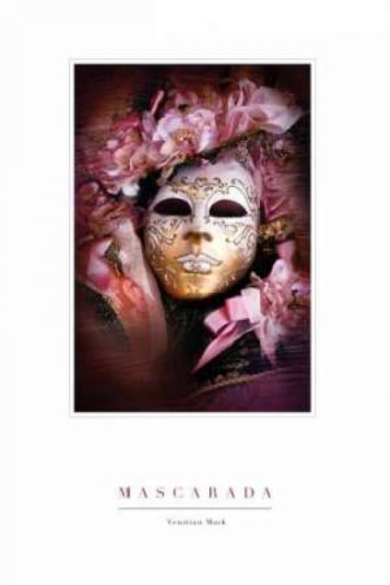 Venician Mask III Canvas Art - John Warren (12 x 18)