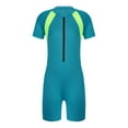 thumbnail image 1 of Venjoe Boys Swimsuit One Piece Kid Swimsuit Boys Water Sport Short Swimsuit UPF 50+ Sun Protection Bathing Suits Sky Blue 16, 1 of 5