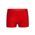 thumbnail image 1 of Venjoe Kids Girls Athletic Shorts Shiny Stretchy Dance Ballet Pants Gymnastics Sports Booty Swim Red 4, 1 of 6
