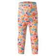 thumbnail image 1 of Venjoe Kids Girls Printed Legging Tights Summer Elastic Long Trouser Bottoms Colorful Cartoon Colorful Floral 140, 1 of 6