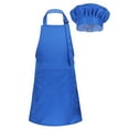 thumbnail image 1 of Venjoe Unisex Kids Bys Girls Kitchen/Baking/Cooking Training/Painting Adjustable Bib Apron with Chef Blue S, 1 of 7