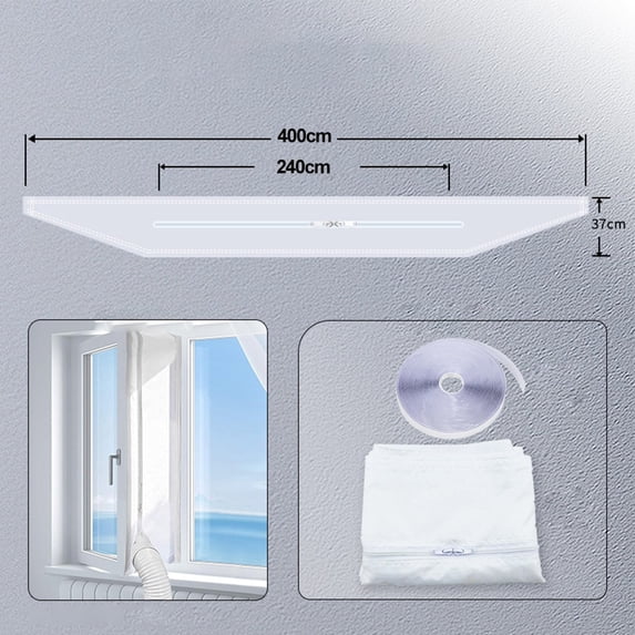 Venlox Adjustable Air Conditioner Window Seal Air Lock Window Seal ...