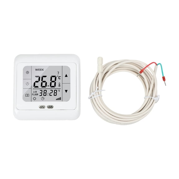 Venlox Underfloor Heating Room Thermostat Thermostat Buttons touch Mode 86X86X14Mm Controller Output Power 250V Ac/25A