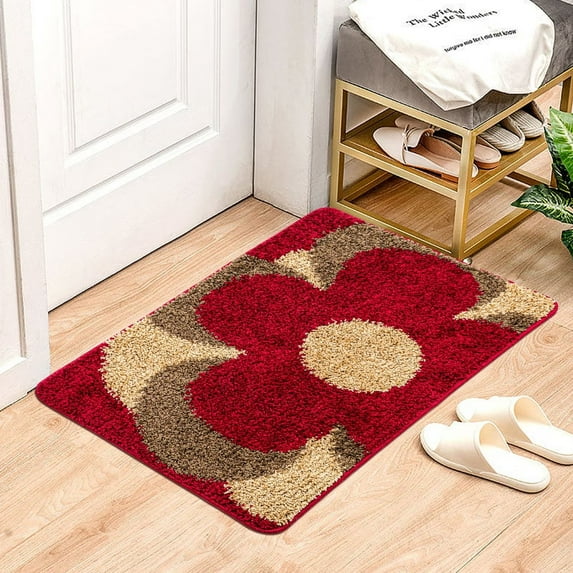 Vennocci F11 Polypropylene Entryway Rug Indoor Door Mat Non Slip Washable 24 x 16"